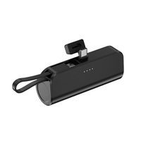 5v2a ponsel portabel kecil, kualitas 5000 mAh dengan Lipstik mini bawaan