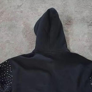 Survêtement à capuche pour homme Beazer Sports, manches longues, vêtements décontractés, poches latérales, taille élastique, 100% coton biologique, léger, coupe-vent - Product Image 2