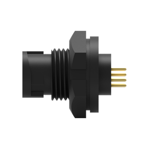 Conector Industrial Impermeable IP67 Tipo PCB con Bloqueo Frontal, Carcasa de Nailon y Contacto de Latón de 6 Pines - Product Image 5