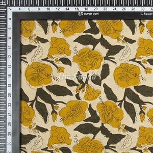 Ajrakh, tela de algodón Floral con bloque de mano de calidad de exportación para vestidos de niños, decoración del hogar, bolsas artesanales, cortinas, cubierta y accesorios para coche - Product Image 4