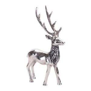 Metal Deer Head Wall Hook Christmas Decorative Rack Luxury Style Rectangle Shape 1 Pcs - Product Image 3