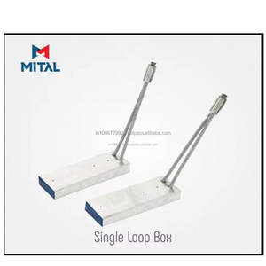 Recessed Flexible Wire Rope Connector <b>Box</b> for <b>Secure</b> Concrete Panel Assembly and Permanent Modular Building Wall Attachment - Product Image 1