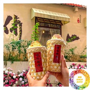 Cesta de Bambú Reutilizable para Transportar Bebidas con Diseño Tejido Calado para Bebidas para Llevar y Servicio de Restaurantes, Suministro al por Mayor - Product Image 5