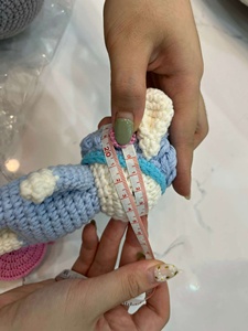 Bebé conejo Margarita ganchillo Animal de peluche ecológico PP algodón hecho a mano pequeño Amigurumi juguete de peluche - Product Image 6