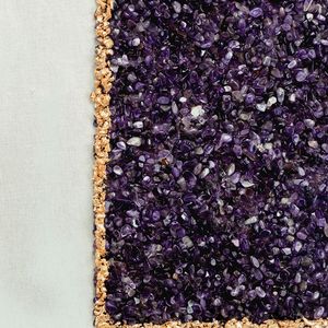 Decorazioni da Parete in Cristallo Viola Lillian, Set di 2, 60x60 cm, Eleganti Adesivi Murali in Cristallo - Product Image 3