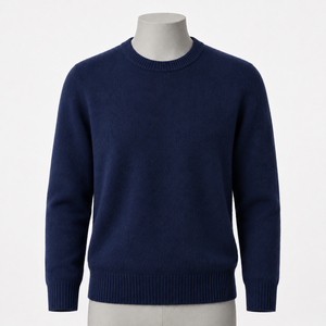 Pull en cachemire pour homme à col rond, séchage rapide, respirant, toucher doux, col classique, construction confortable pour le froid - Product Image 4