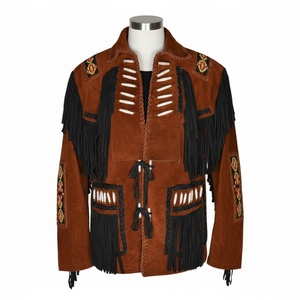 แจ็คเก็ตหนังแท้สไตล์คาวเกิร์ลสำหรับผู้หญิง เสื้อแจ็คเก็ตหนังแฟชั่นสไตล์ไบค์เกอร์สำหรับฤดูหนาว มีกระเป๋า  แบบธรรมชาติ - Product Image 6