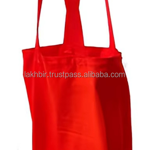 Bolsa de tela de algodón económica con cierre abierto Impermeable y ligero-Reutilizable para viajes de compras y uso al aire libre - Product Image 1