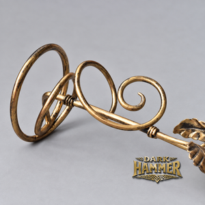 Estatua de Rosa de Metal Forjada a Mano con Base, Escultura Decorativa Realista en Bronce para Regalo del Hogar - Product Image 4
