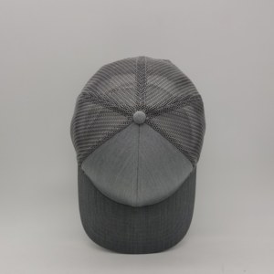 Casquette Trucker à 6 Panneaux en Coton avec Dos en Maille Polyester, Logo Personnalisé, Bandeau Élastique Confortable, Respirante, Visière Courbée - Product Image 3