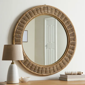 ESPEJO DE RATÁN NATURAL 100% DE ALTA CALIDAD PARA LUJOSAS HABITACIONES DE ESTILO TROPICAL - Product Image 3