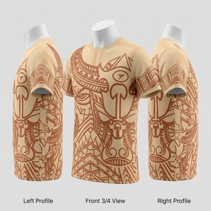 เสื้อยืดออกกำลังกายลายกราฟิกแบบกำหนดเอง เสื้อฝึกซ้อมโพลีเอสเตอร์น้ำหนักเบา - Product Image 3