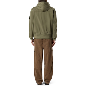 Veste Softshell Épaisse et Douce pour Homme Eco Tech en Polyester Recyclé avec Membrane Respirante, Résistante à l'Eau, Séchage Rapide, à Capuche, pour Activités de Plein Air - Product Image 3