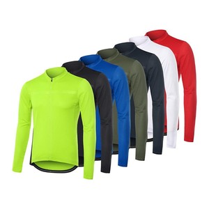 Jersey de Ciclismo Personalizado, Reciclable, de Secado Rápido, Material Ligero, Manga Larga, Impresión por Sublimación, Transpirable, OEM para Equipos - Product Image 1