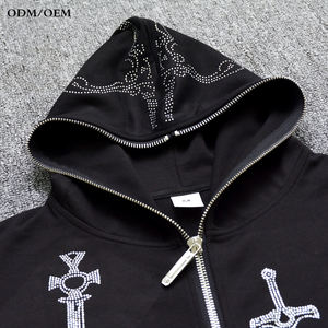 เสื้อฮู้ดดี้แบบสวมหัวเต็มตัว ผ้าฝ้ายแท้ 100% หนานุ่ม ทรงโอเวอร์ไซส์ สไตล์ Y2K ผ้าเฟรนช์เทอร์รี่ 3 มิติ สำหรับทุกเพศทุกวัย กันน้ำ เหมาะสำหรับฤดูหนาว - Product Image 3