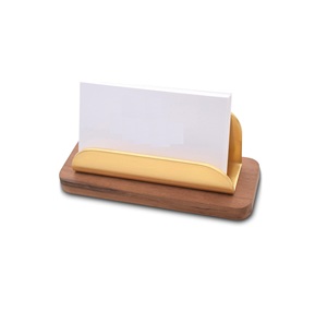 Porta Tarjetas de Visita de Latón Sólido de Primera Calidad para Escritorio de Oficina, Elegante Exhibidor de Tarjetas para Decoración de Mesa de Recepción en el Hogar - Product Image 4