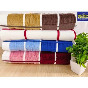 Serviette de toilette en microfibre 27,5x27,5 pouces, motif uni, compressée, douce et absorbante, pour hôtel, salle de bain, usage visage - Product Image 1