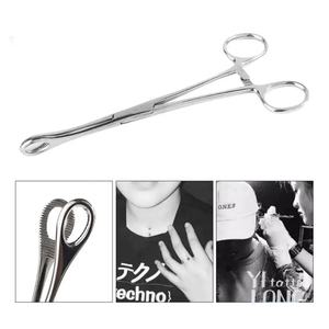 Pince de maintien à boule en acier inoxydable pour piercing, pince à labret, outil de piercing corporel, forceps à bijoux - Product Image 5