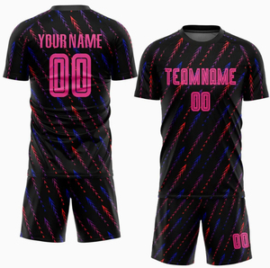เสื้อฟุตบอลสโมสรแบบกำหนดเอง คุณภาพไทย ชุดฟุตบอลพร้อมชื่อและหมายเลข ชุดฟุตบอลทีมชาติแท้ - Product Image 1