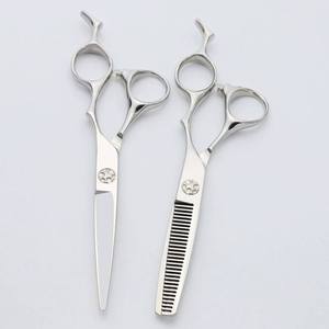 Ensemble de ciseaux à cheveux pour barbier ANAAIF, en acier inoxydable japonais personnalisé, à pointe arrondie, avec manche en céramique, pour droitiers - Product Image 2