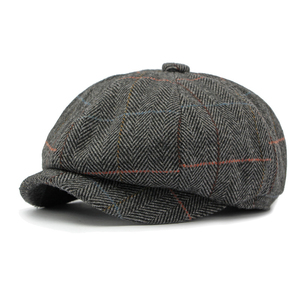 Gorra de Pana Premium al por Mayor Estilo Retro Streetwear OEM Gorra Newsboy de Pana Gruesa Personalizada Vintage - Product Image 4