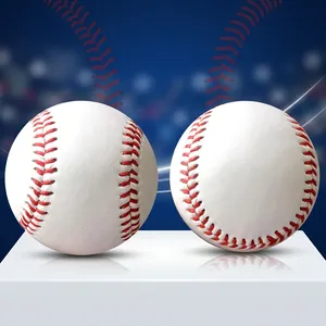 Ballon de baseball de taille officielle en matériau PU durable avec noyau en liège pour l'entraînement, les matchs, les jeux en intérieur et en extérieur, jeu professionnel - Product Image 1