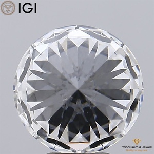Diamant rond de haute qualité de 5,51 carats, cultivé en laboratoire CVD, couleur D, clarté VVS2, blanc pur, certifié IGI - Product Image 4
