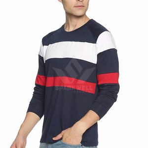 <b>Men's</b> Single Button <b>Collarless</b> Long Sleeve Casual <b>Shirt</b> Knitted 100% Cotton Breathable Full Sleeve Autumn Adult 180g - Product Image 1