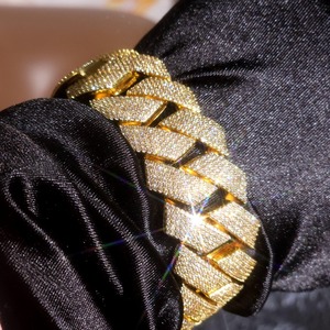 Custom Diamond <b>Bracelet</b> <b>Silver</b> Plated <b>Adjustable</b> Chain Gift For Her wear birthday Party And Wedding Available For Sale - Product Image 1