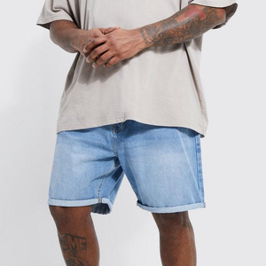 Shorts en jean pour hommes, style unique, tendance de l'industrie des vêtements d'extérieur, pour l'été et les températures chaudes - Product Image 2