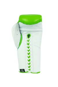 No Boxing No Life, Equipo de Boxeo Premium OEM, Guantes de Boxeo Hechos a Medida de Alta Calidad, Guantes de Boxeo Verdes y Blancos para Entrenamiento de Kickboxing - Product Image 5