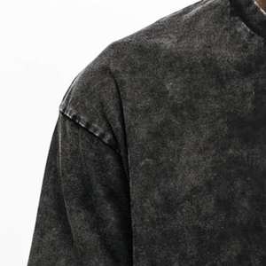 Camiseta Vintage Antiarrugas Unisex para Hombre, 100% Algodón, Lavado Ácido, Impresión Personalizada, 250 g/m², Peso Pesado, Transpirable, Tallas Grandes - Product Image 4