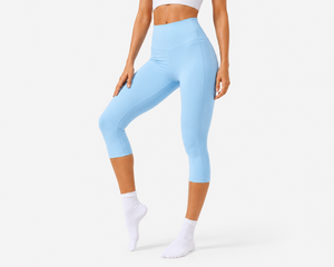 Collants de compression 3/4 longueur, pantalons de yoga à haute élasticité, leggings de fitness, vêtements de sport athlétiques à séchage rapide pour femmes - Product Image 3