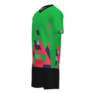 Wholesale Custom Sublimation Printed Soccer Uniform Set Jersey Shorts Breathable Polyester Football Kit OEM Custom Logo Bulk - Product Image 6