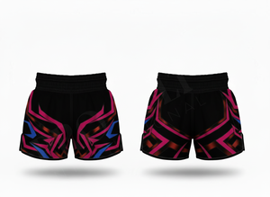 Shorts de Muay Thai pour hommes, design brodé personnalisé tendance, satin polyester, shorts de combat MMA, shorts d'entraînement de kickboxing - Product Image 6