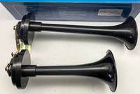 Klaxon électrique de haute qualité, vente en gros d'usine, 12V/24V, klaxon de voiture super puissant, étanche, klaxon électrique en forme d'escargot pour voiture et camion
