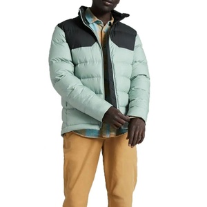 Wholesale Men's 100% Polyester with Zipper-Up Stand Collar New Latest Design <b>Puffer</b> <b>Jacket</b> <b>Cheap</b> Price ODM Fabric - Product Image 2