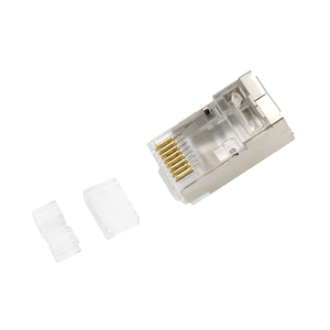 Conectores Ethernet Cat6A RJ45 de Alto Rendimiento, Blindados, con Revestimiento de Níquel sobre Latón, Contactos de Bronce Fosforado, Conductor de 1.05mm - Product Image 3