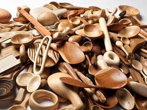 VENTA CALIENTE Blue Lotus 2025 Colección clásica de cucharas de madera para cocinar y servir todos los días - Product Image 4