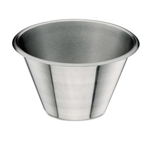 Ciotola conica in acciaio inossidabile da 12 Oz per la preparazione del caffè, design minimalista lucido e resistente - Product Image 1