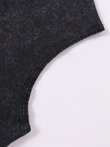 2026 Unisex Sleeveless Fitness Tank Tops Breathable Oxford Fabric 100% Cotton Gym Vest Casual Sports Running Team Name Front - Product Image 5