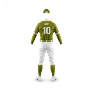 Tenues de baseball et de softball unisexes personnalisées avec logo, en jersey respirant en polyester, avec impression par sublimation à motifs nouveaux pour adultes - Product Image 5