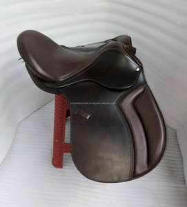 Sillín inglés de salto de cuero Premium exclusivo, nuevo diseño, sillín de caballo de estilo occidental para una conducción cómoda - Product Image 1