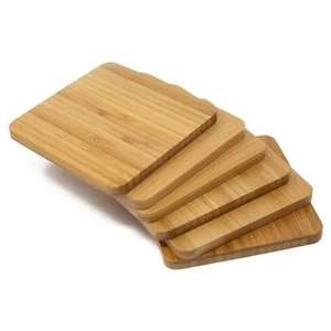 Ensemble de sous-verres en bois avec support en fer, durable, nouveau style chinois, marque TIMELESS CRAFT, pour tasses à café, verres à bière, canettes - Product Image 1