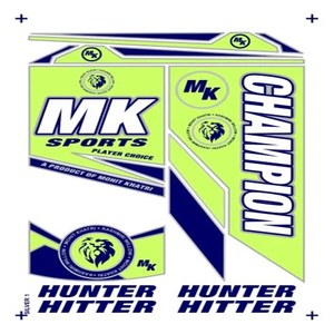 Juego de Adhesivos y Calcomanías Personalizadas para Bate de Cricket, de Vinilo, Ligeras, Duraderas, con Acabado Brillante y Diseño Profesional - Product Image 3