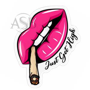 ถาดอะคริลิคสำหรับต่อขนตาแบบยั่งยืน รูปทรงริมฝีปาก สีชมพูสดใส ยี่ห้อ Just Get High Pink Lips Lash Tile อุปกรณ์เสริมความงาม - Product Image 3
