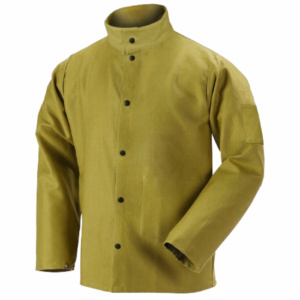 Veste de sécurité industrielle en tissu de coton perforé traité FR, haute performance, certifiée CE, imperméable, résistante à la chaleur 500-1000°C - Product Image 5