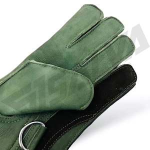 Gants de fauconnerie en cuir 2025 pour la chasse aux aigles, faucons et guépards – Respirants, multifonctionnels, durables, accessoires de capture d'animaux - Product Image 4