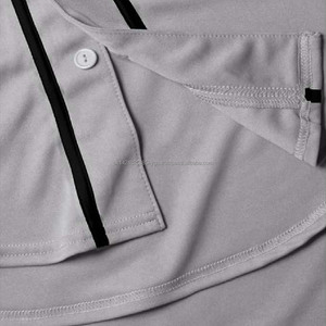 Uniforme de baseball pour hommes, chemises de maillot de baseball vierges, vêtements de sport en polyester 100%, vêtements de baseball et de softball, nouveautés personnalisées - Product Image 4