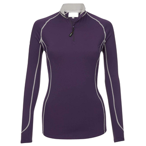 OEM High Quality Stretchy Fabric <b>Long</b> <b>Sleeve</b> Equestrian Show Riding Shirt Black Equestrian Competition Shirts <b>Base</b> <b>Layer</b> OEM - Product Image 1